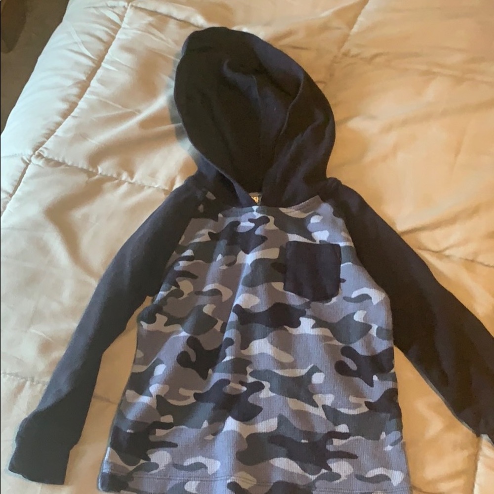 Osh Kosh Hooded Camo Shirt